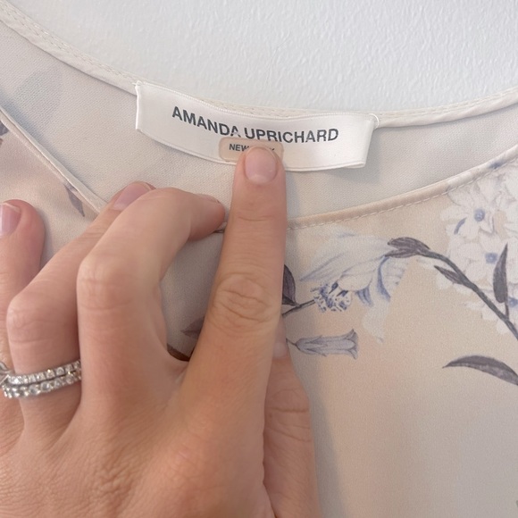 Amanda Uprichard Floral Utica high Neck Open Back Tank - XS - Picture 6 of 7